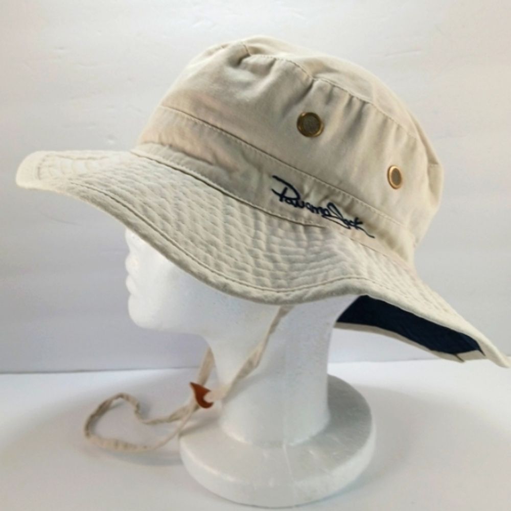 Panama Jack Boonie Bucket Fishing Shade Hat Lightweight Packable 100% Cotton OS - Picture 1 of 7
